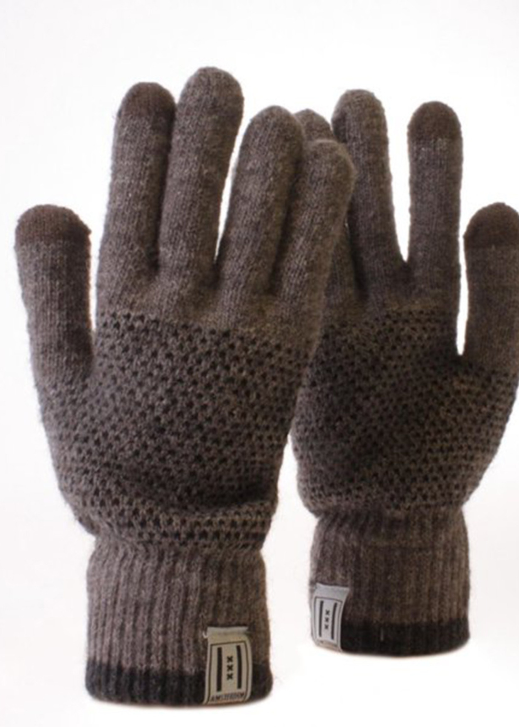 Handschoenen - Bruin - Mobile Fingertips