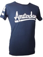 T-shirt Amsterdam Blauw/Wit