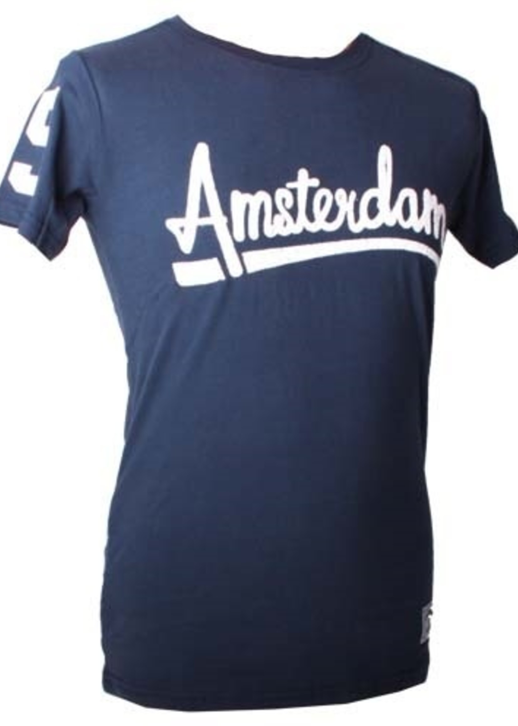 T-shirt Amsterdam Blue/White