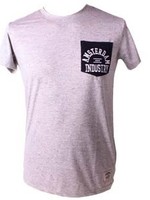 T-shirt with pocket Grey/Blue