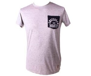 T-shirt with pocket Grey/Blue 