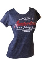 T-shirt Amsterdam sparkle Blue grindle/White/Red