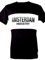 T-shirt Amsterdam 3 panels Black/White/Black