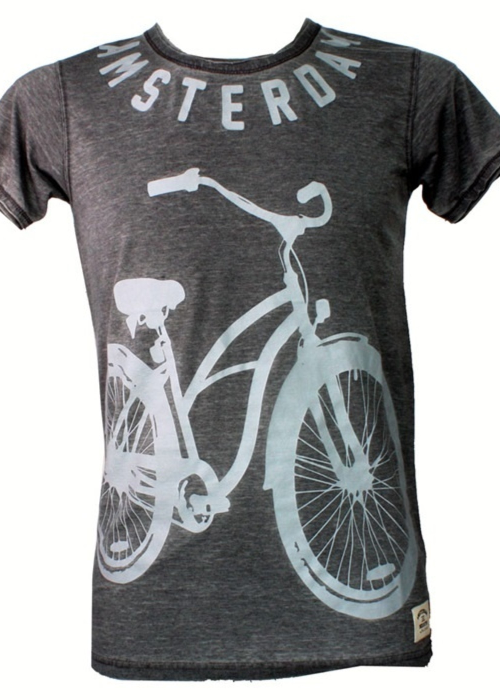 T-shirt cruiser fiets Antraciet