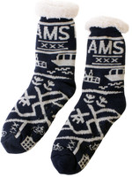 Comfort Socks Map Black/Beige lined