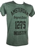 T-shirt Amsterdam burnout Green