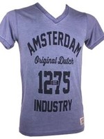 T-shirt Amsterdam burnout Blue