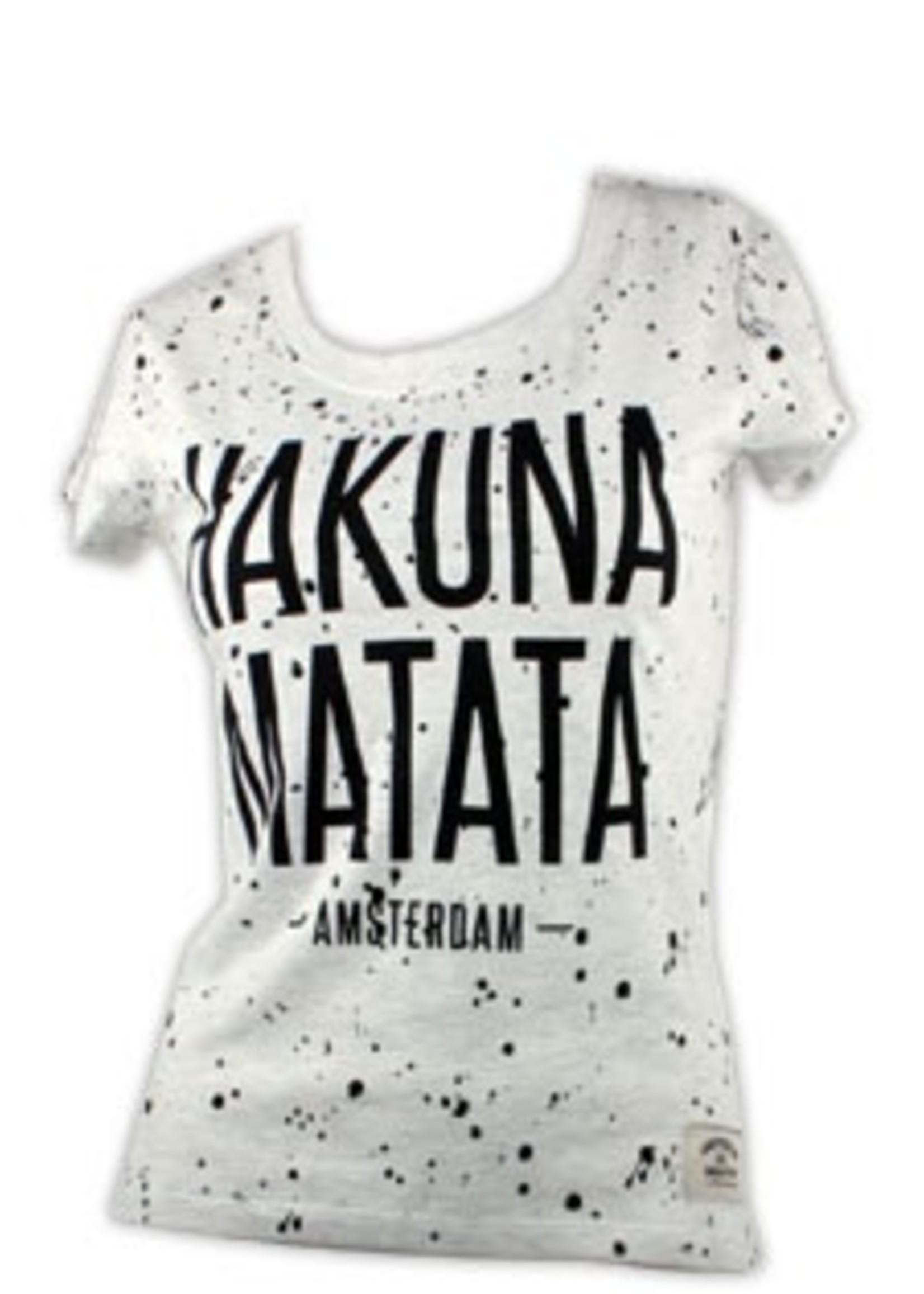 T-shirt Hakuna Matata Zwart/Wit