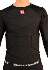 FKS-L Set, Compression T-shirt with long sleeves + Compression pants, 5 Integrated pieces, for American football