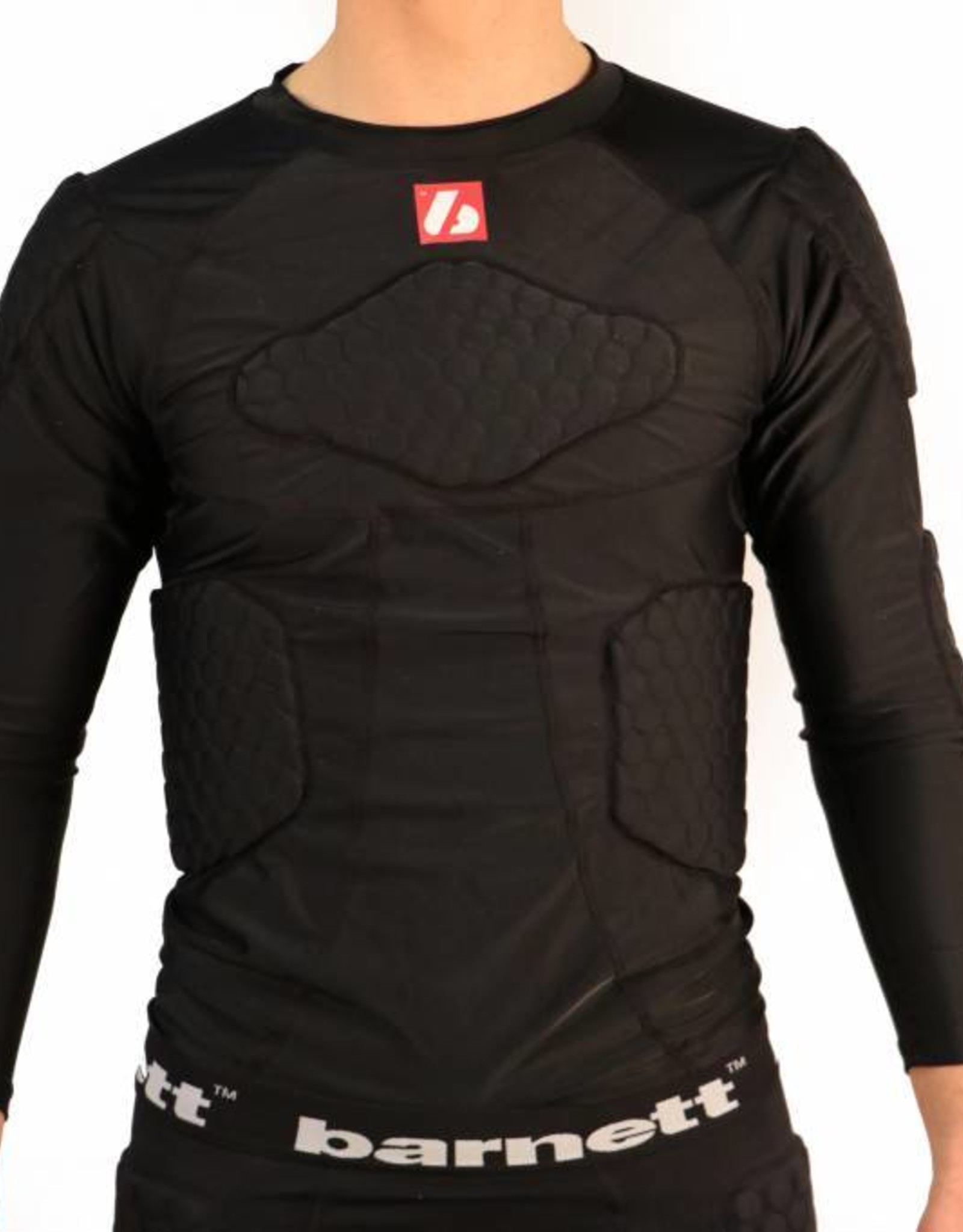 FKS-L Set, Compression T-shirt with long sleeves + Compression pants, 5 Integrated pieces, for American football