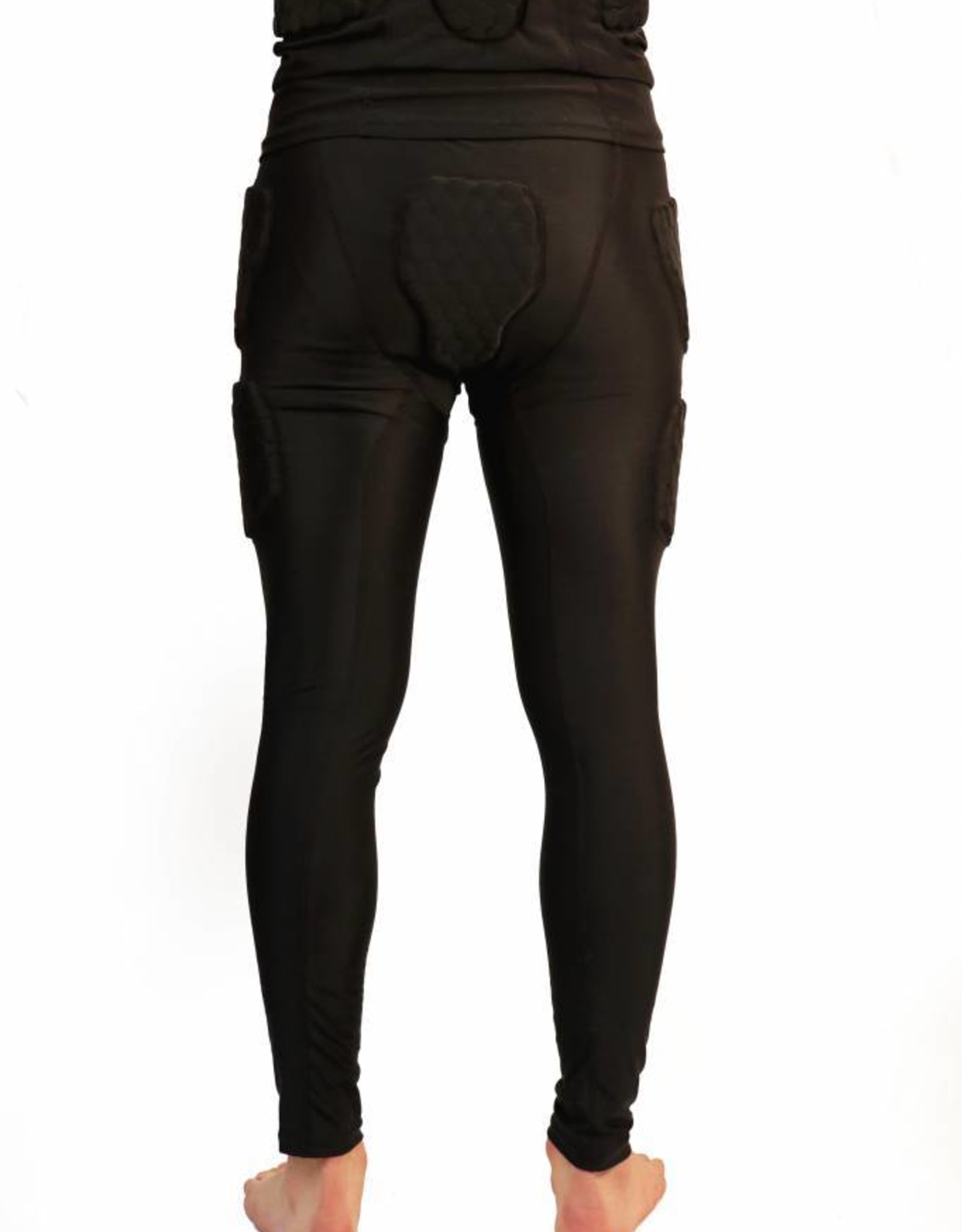 FKS-L Set, Compression T-shirt with long sleeves + Compression pants, 5 Integrated pieces, for American football