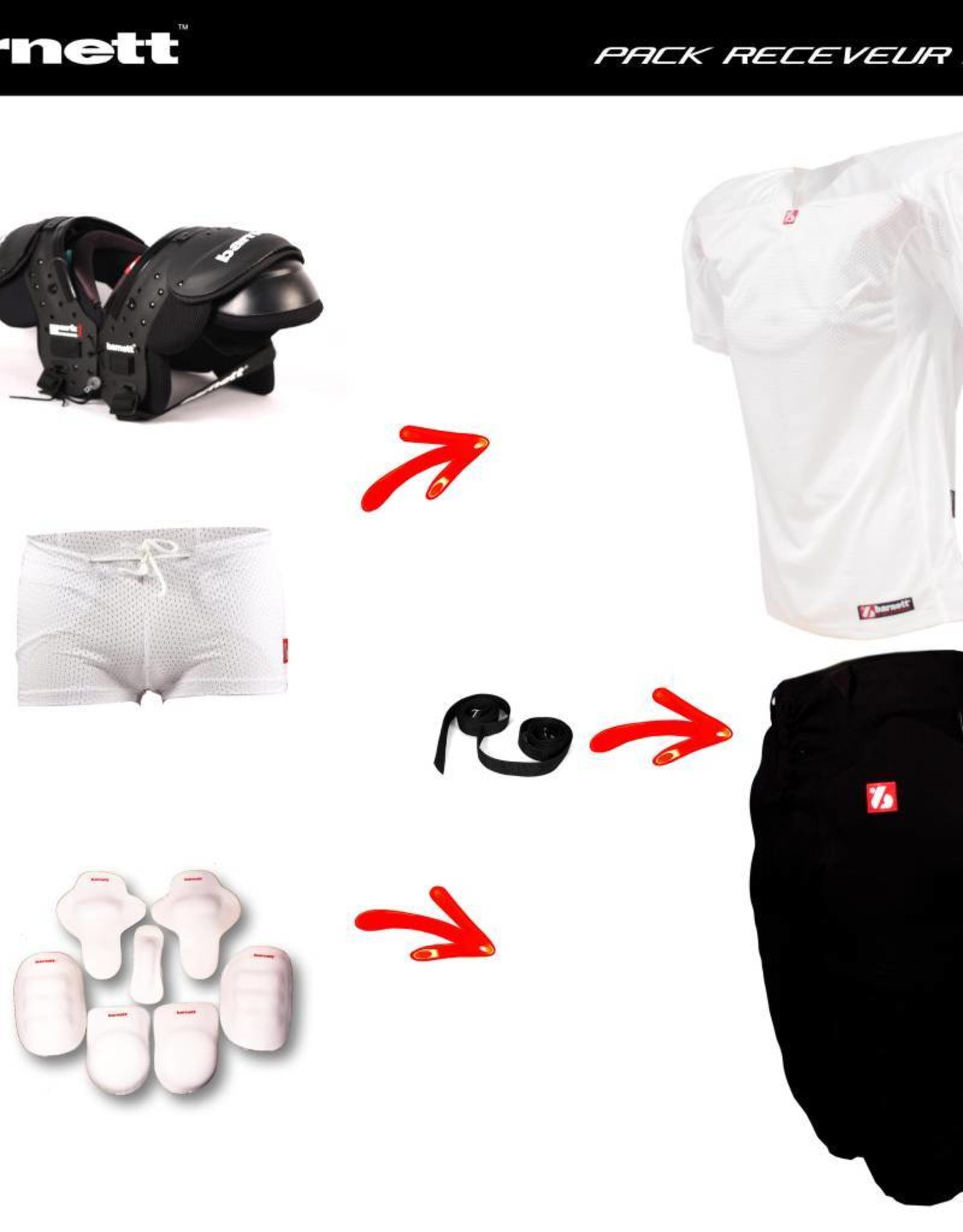 Receiver football package (MARK I + FJ-2 + FP-2 + FHP-01 + FKP-01 + FTP-01+ FS-01 + CMS-01)