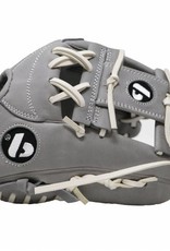 FL-115 baseball glove, high quality, leather, infield/outfield 11", light gray