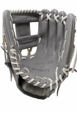 FL-115 baseball glove, high quality, leather, infield/outfield 11", light gray