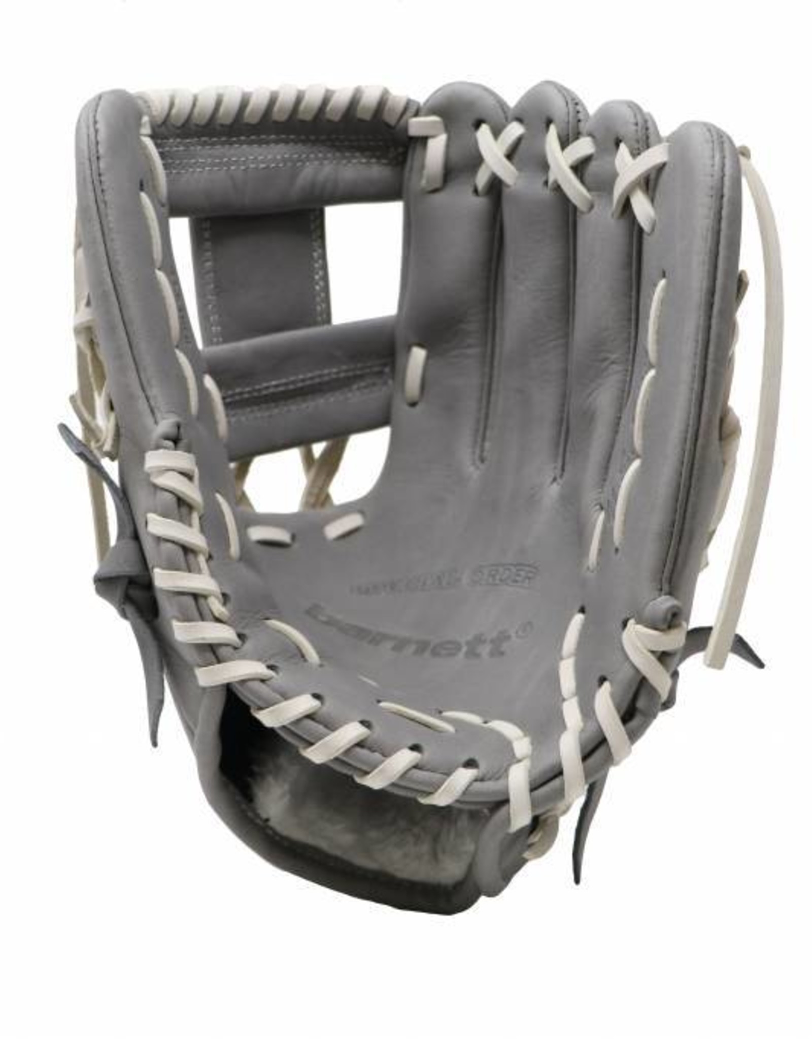 FL-115 baseball glove, high quality, leather, infield/outfield 11", light gray