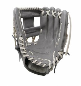 FL-115 baseball glove, high quality, leather, infield/outfield 11", light gray