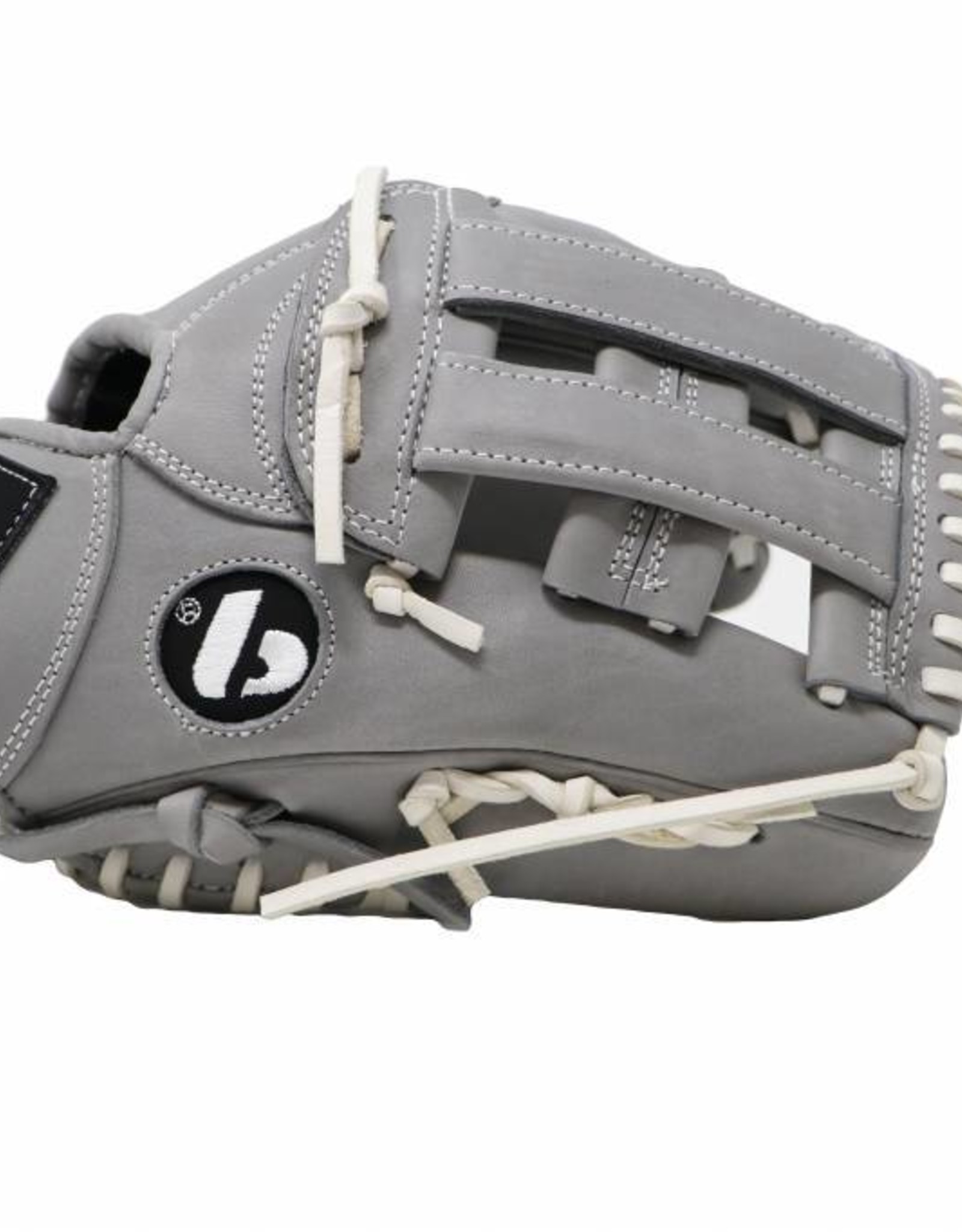 FL-117 high quality baseball and softball glove, leather, infield / fastpitch 11.7", light grey