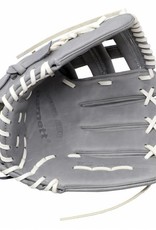 FL-117 high quality baseball and softball glove, leather, infield / fastpitch 11.7", light grey