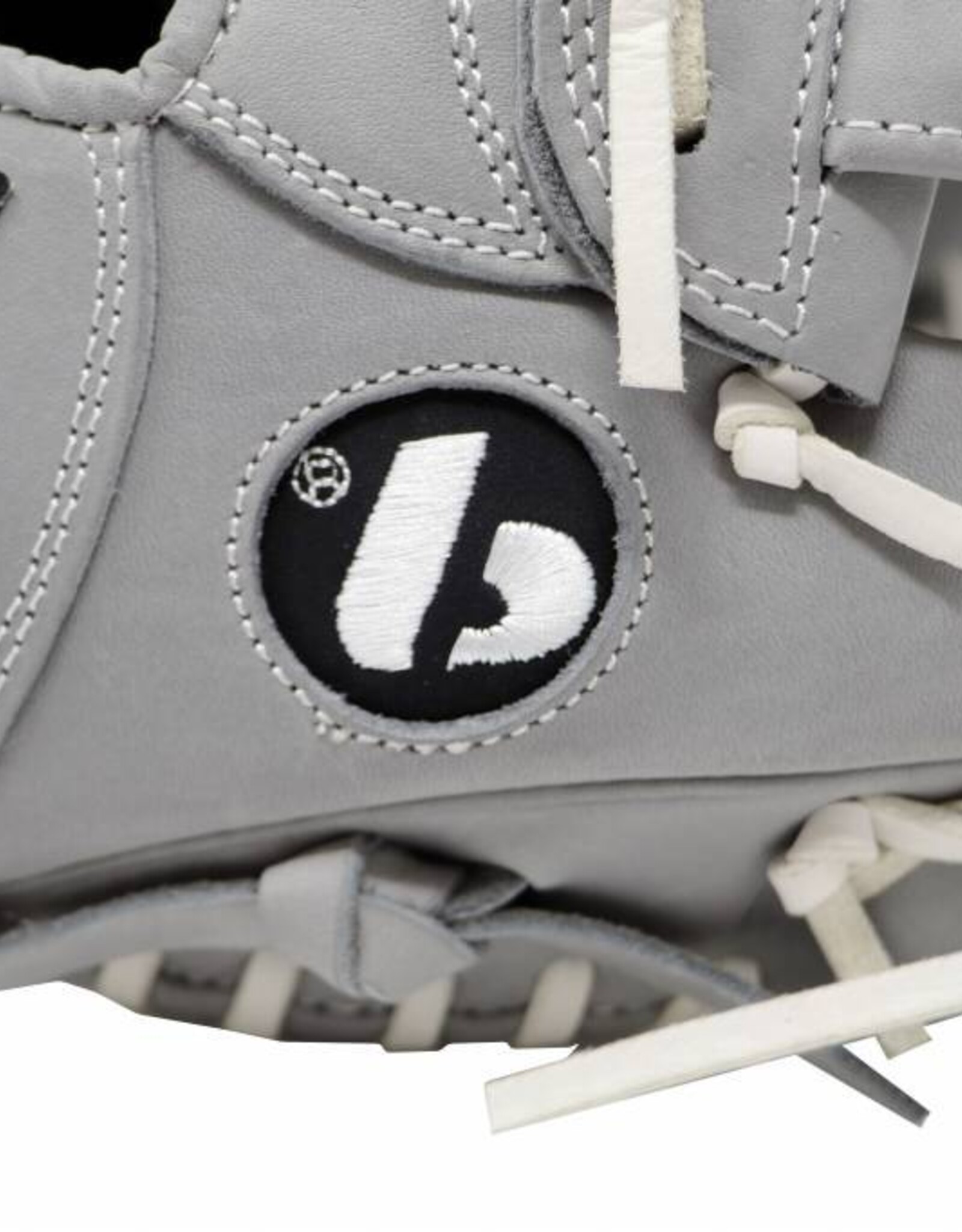 FL-117 high quality baseball and softball glove, leather, infield / fastpitch 11.7", light grey