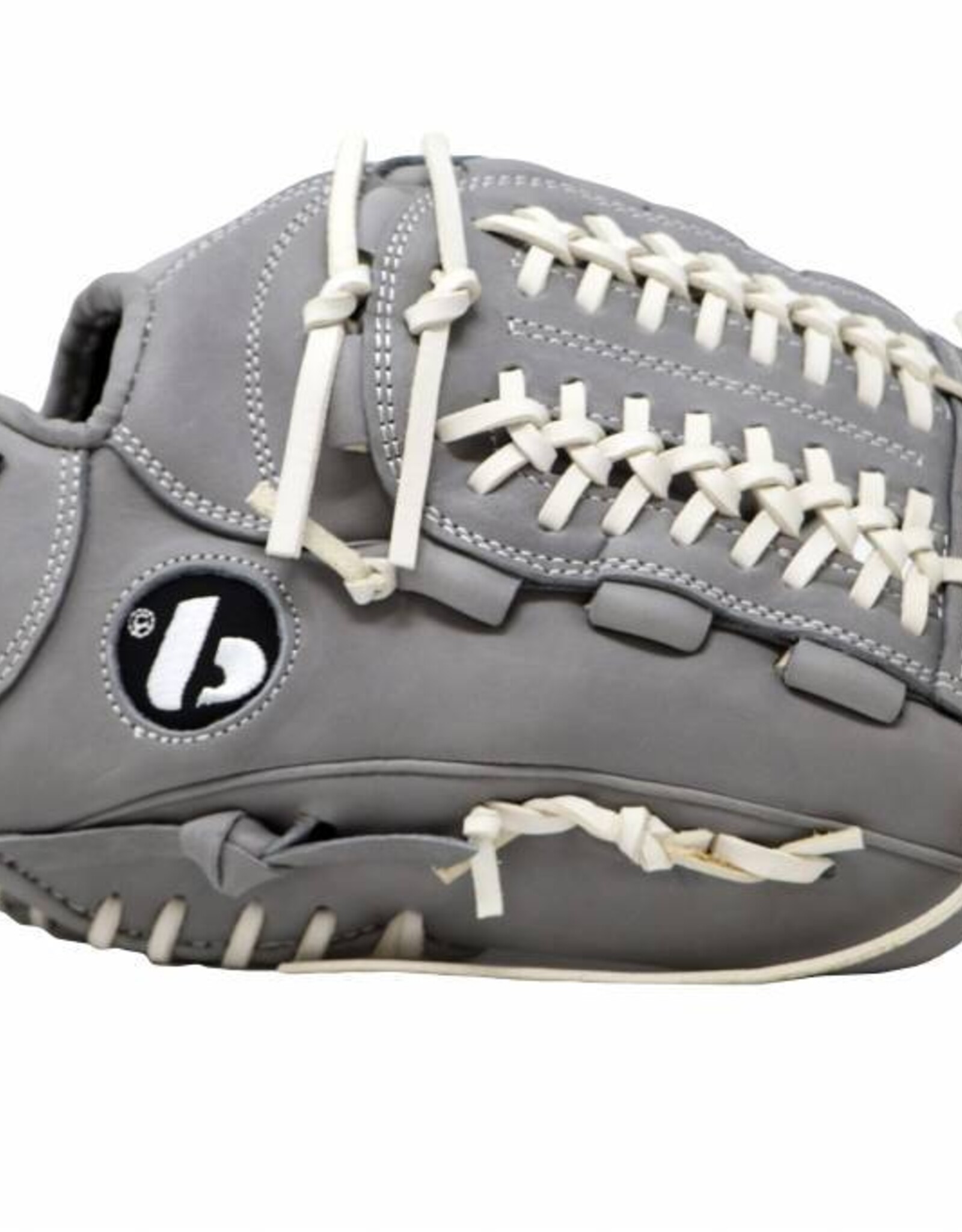 FL-120 high quality, leather baseball glove, infield/outfield / pitcher 12", light grey