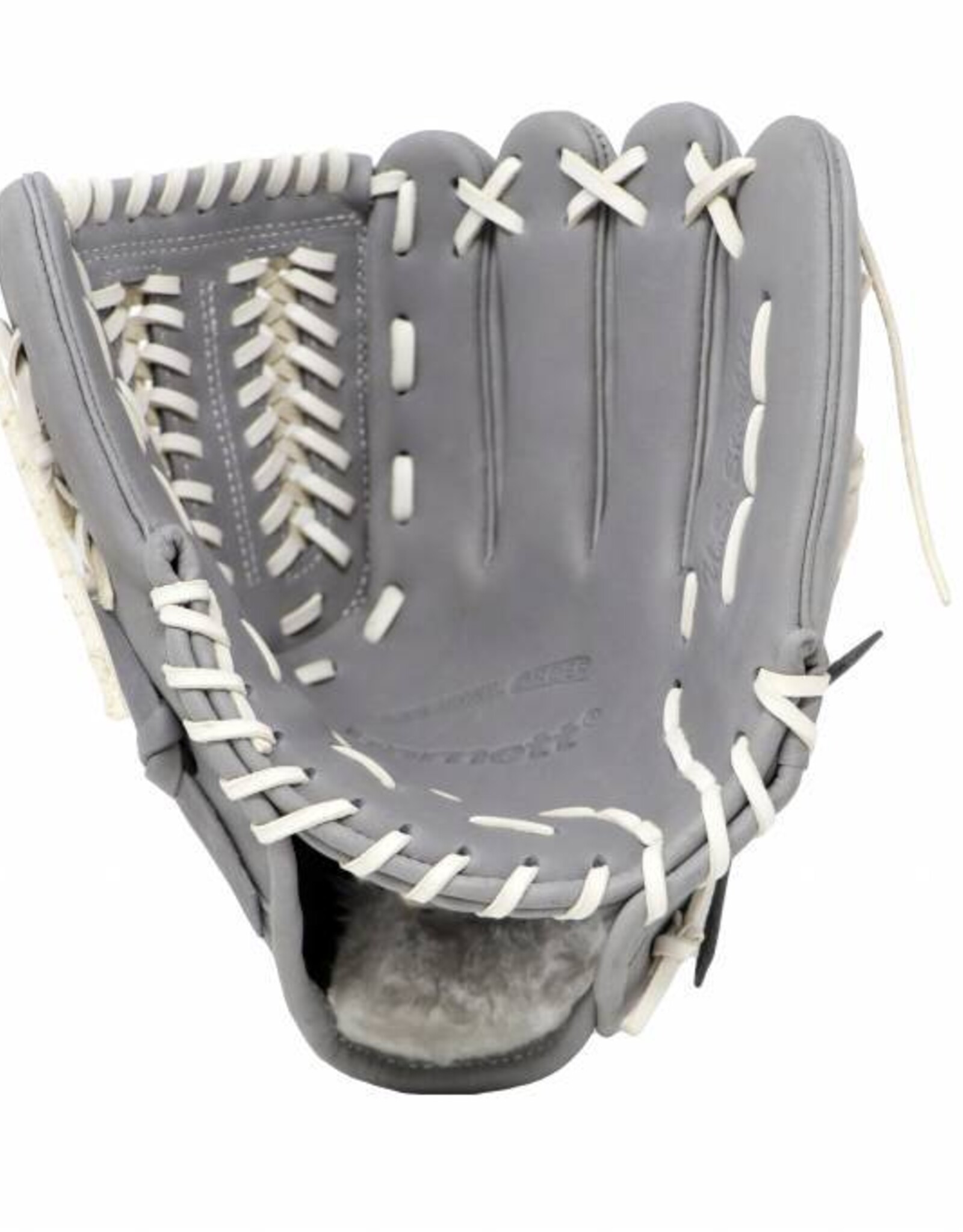 FL-120 high quality, leather baseball glove, infield/outfield / pitcher 12", light grey