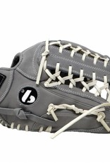FL-125 " high quality leather baseball glove, infield / outfield / pitcher, light grey