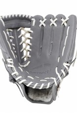 FL-125 " high quality leather baseball glove, infield / outfield / pitcher, light grey