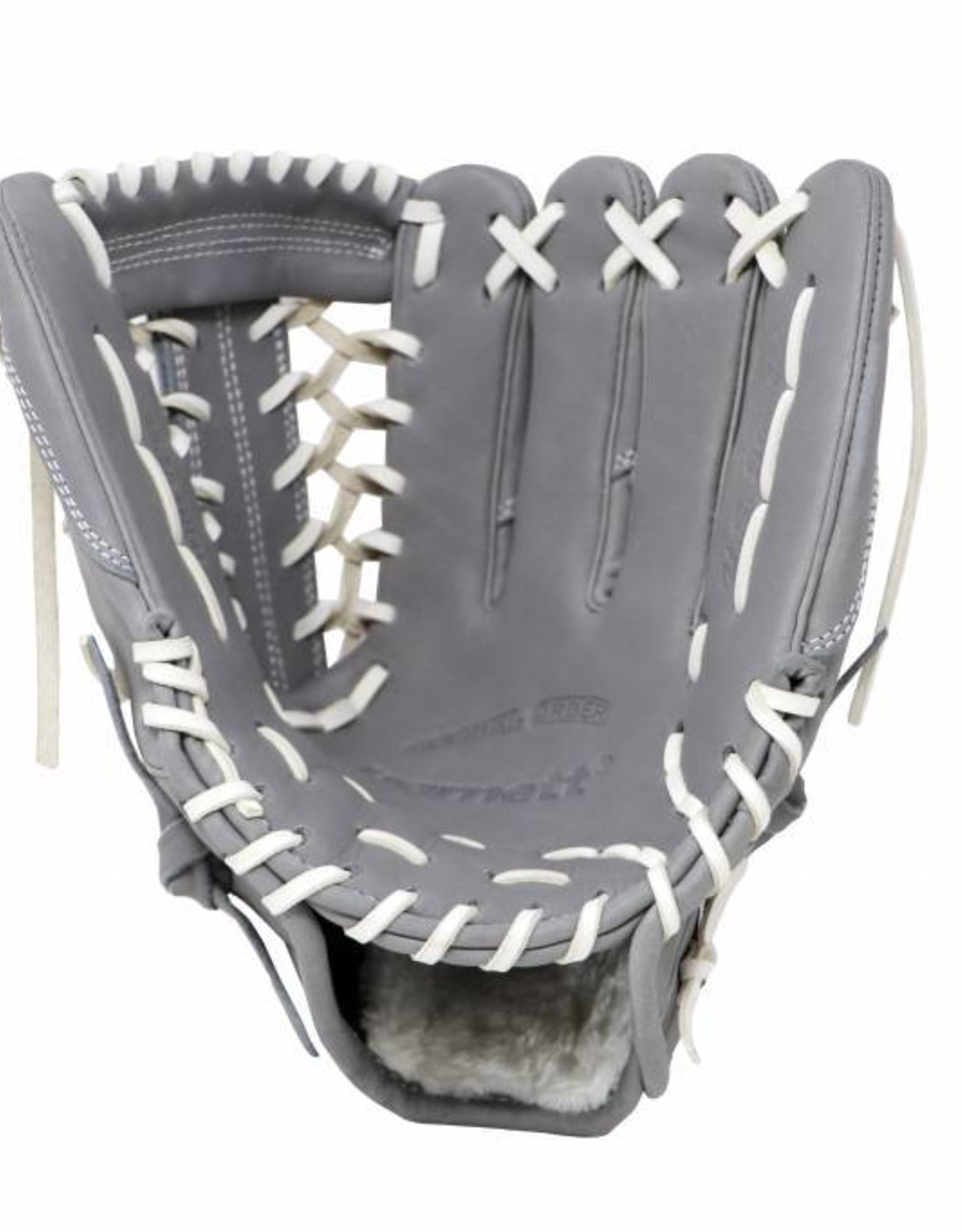 FL-125 " high quality leather baseball glove, infield / outfield / pitcher, light grey