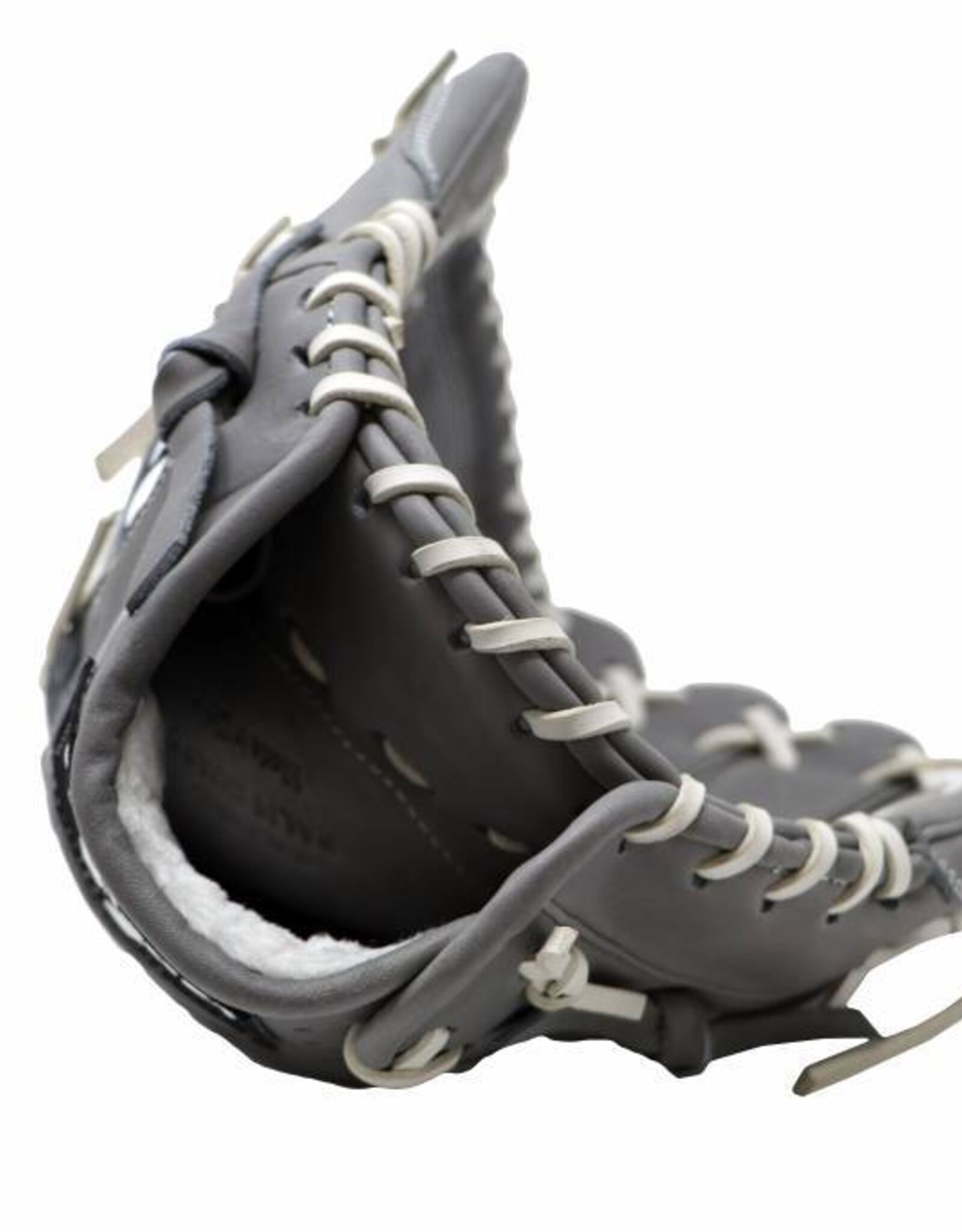 FL-125 " high quality leather baseball glove, infield / outfield / pitcher, light grey