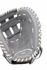 FL-201 " baseball glove, high quality, leather, catcher, light grey