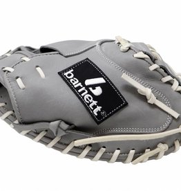 FL-203 " softball glove, high quality, leather, catcher, light grey