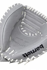 FL-203 " softball glove, high quality, leather, catcher, light grey
