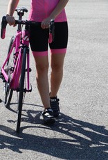 Bike textile - black & pink cycling shorts