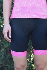 Bike textile - black & pink cycling shorts
