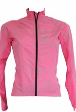Bike textile - long-sleeved jacket, pink, windbreaker
