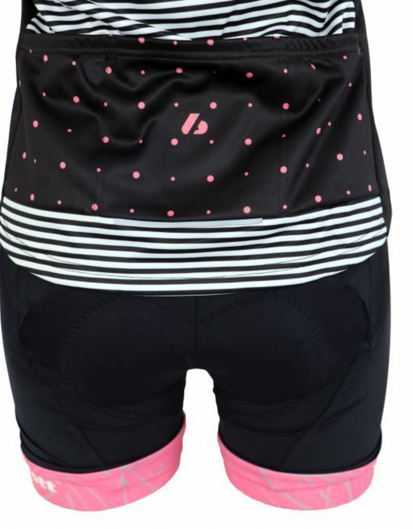 Bike textile - long-sleeved jacket, black&pink, windbreaker