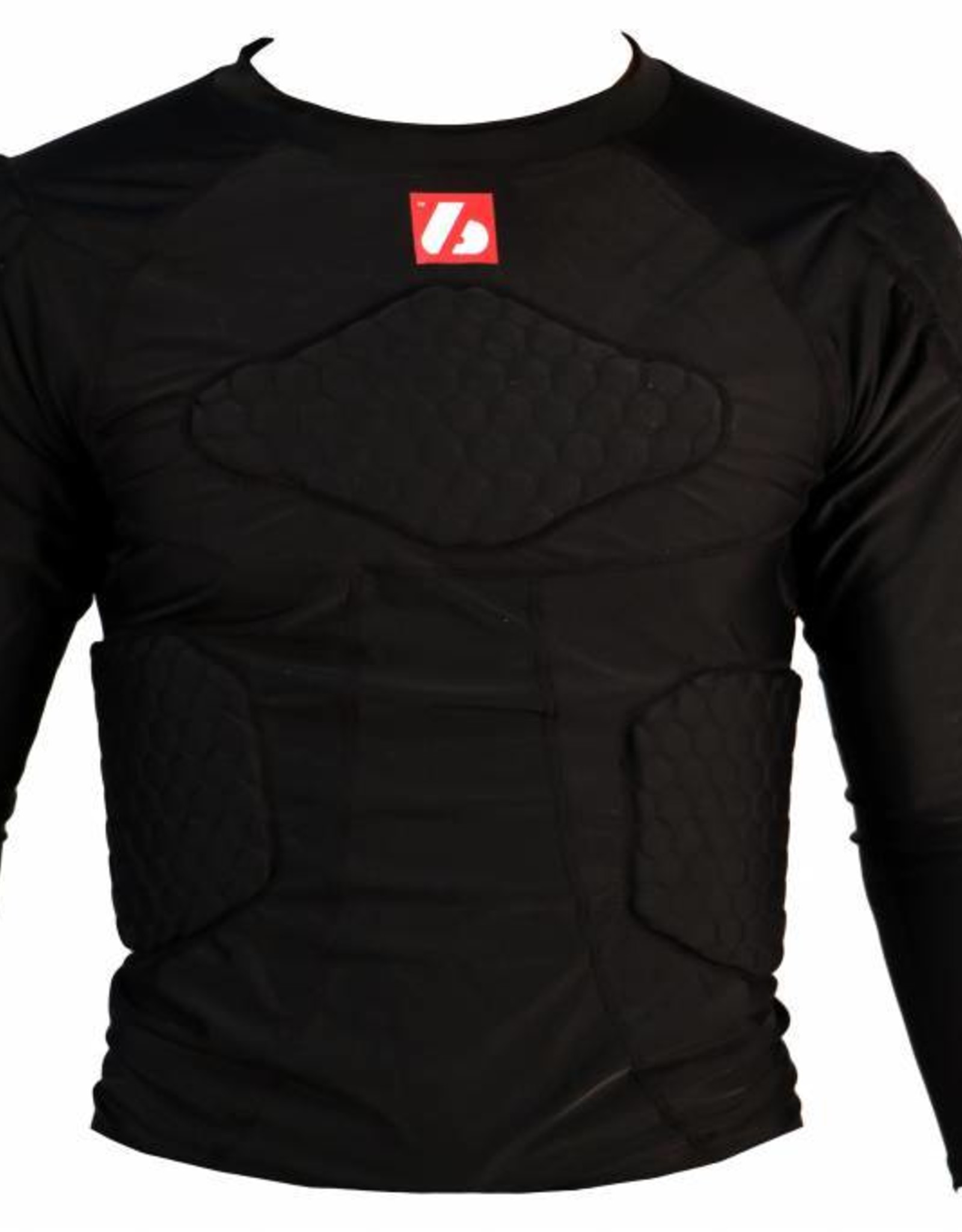 FS-08 compression T-shirt with long sleeves, 5 integrated pieces, for American football