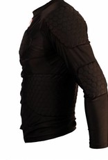 FS-08 compression T-shirt with long sleeves, 5 integrated pieces, for American football