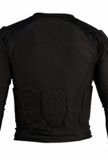 FS-08 compression T-shirt with long sleeves, 5 integrated pieces, for American football