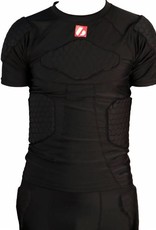 FS-09 compression T-shirt with short sleeves, 4 integrated pieces, for American football