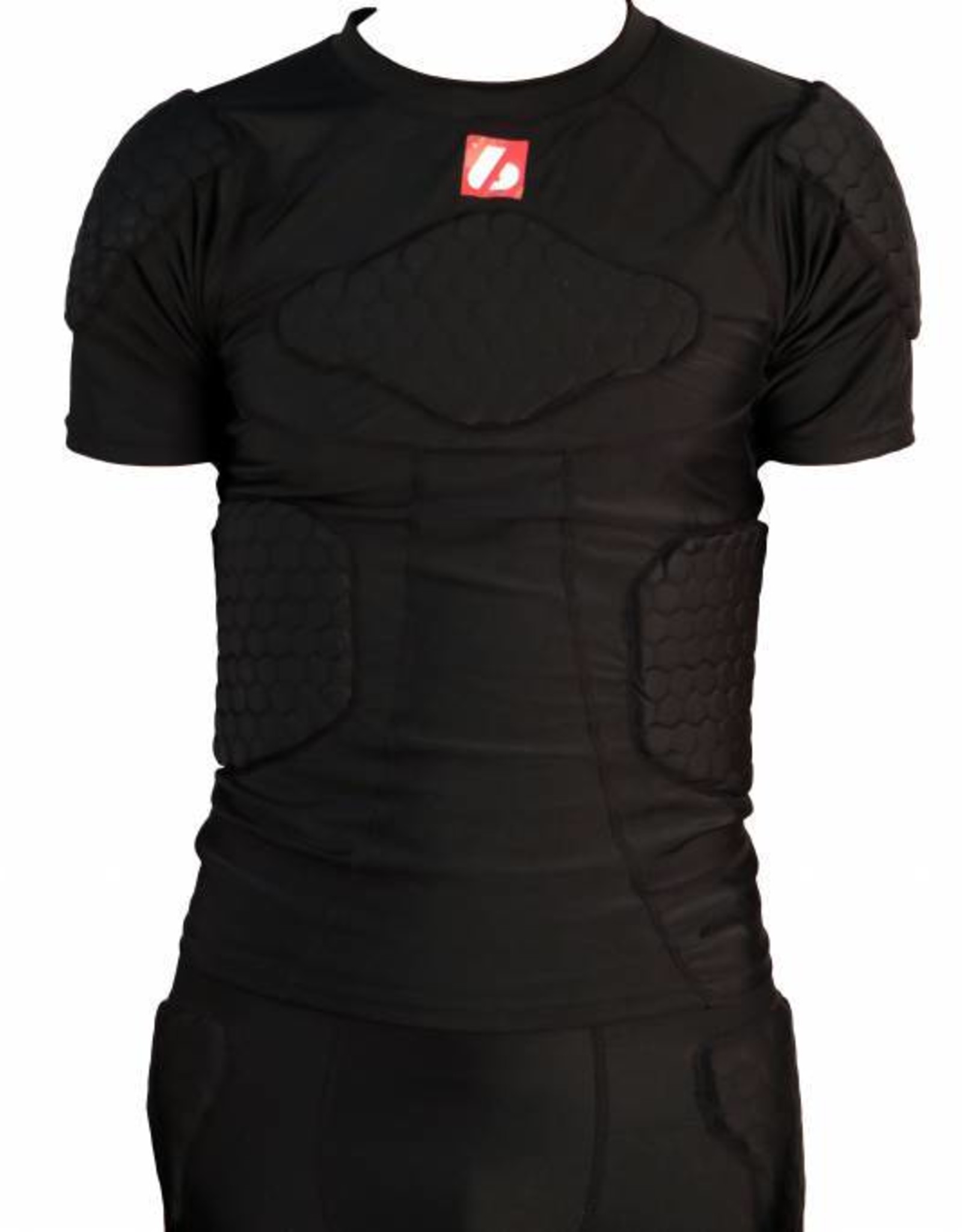 FS-09 compression T-shirt with short sleeves, 4 integrated pieces, for American football