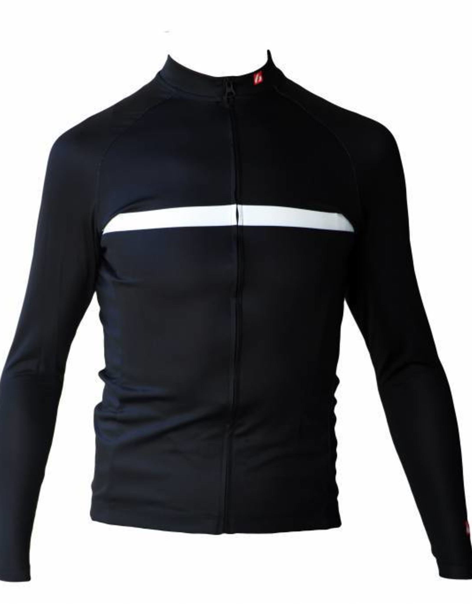 Bike textile - long sleeved Jersey, black&white