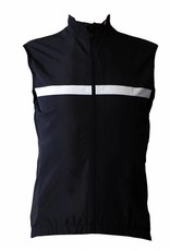 Bike textile - Windproof sleeveless Jersey, black&white