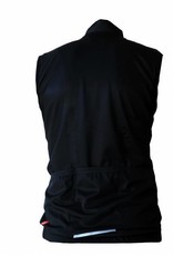Bike textile - Windproof sleeveless Jersey, black&white