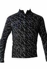 Bike textile - long sleeved jacket, black windbreaker