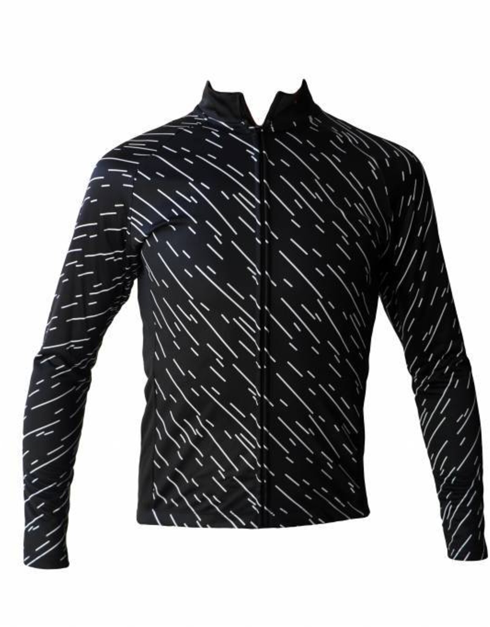 Bike textile - long sleeved jacket, black windbreaker