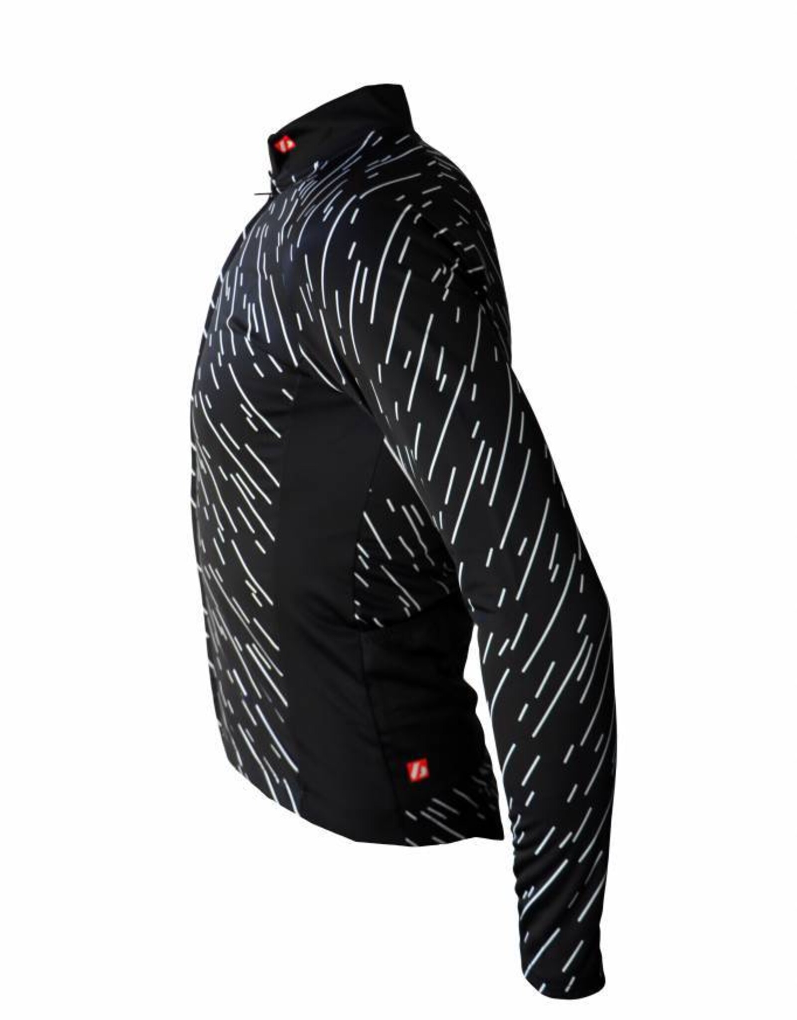 Bike textile - long sleeved jacket, black windbreaker