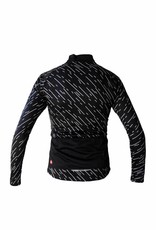 Bike textile - long sleeved jacket, black windbreaker