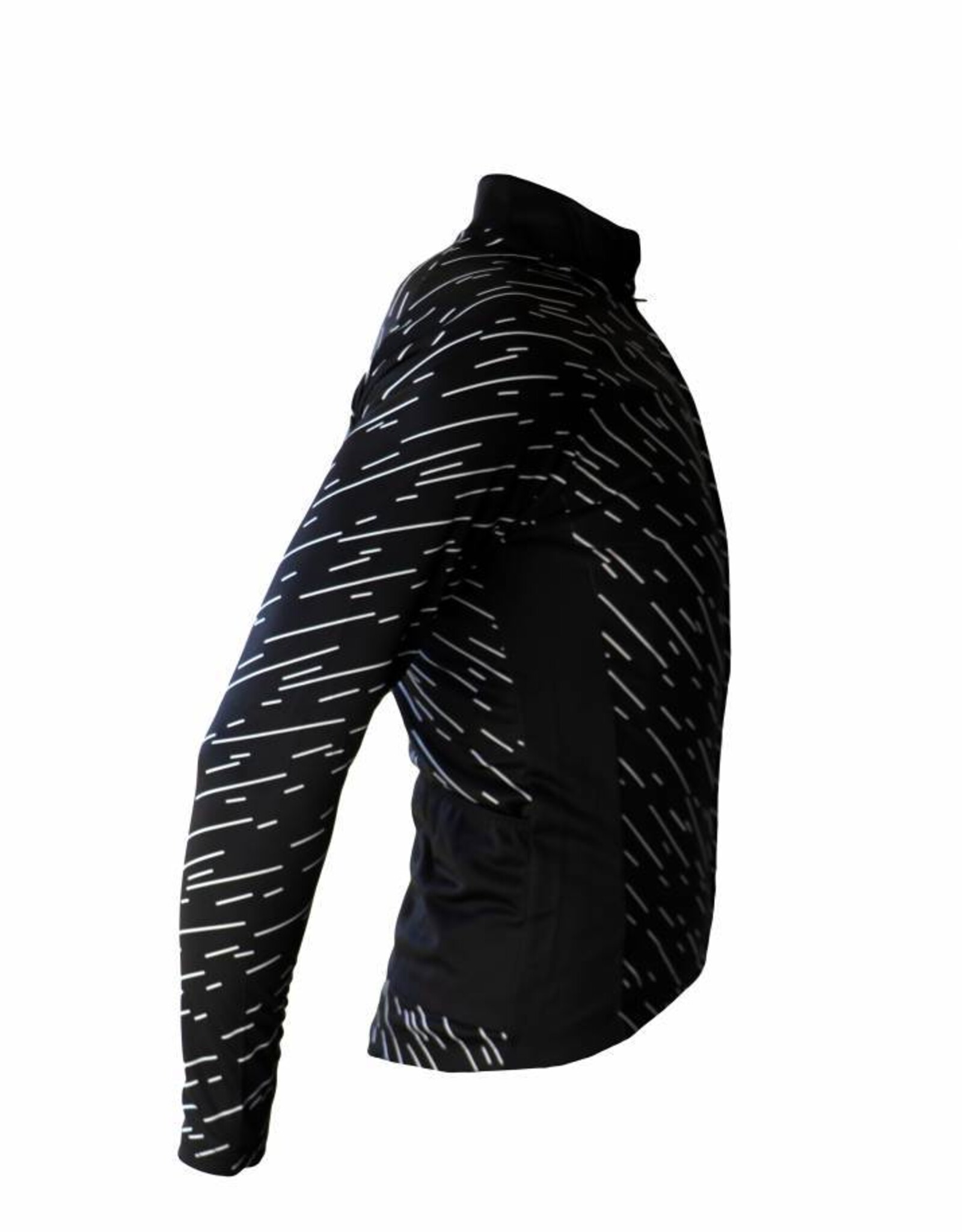 Bike textile - long sleeved jacket, black windbreaker