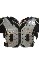 Z-430 II Elite light football shoulder pad, black HB-FB-LB-TE-DL
